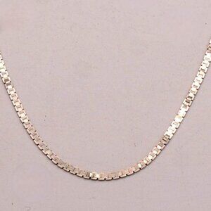 Vintage Danecraft Specialty Chain Silver Choker Dainty Necklace 16 Inch